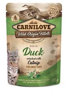 Mokra karma dla kotów - Carnilove Carnilove Adult Duck&Catnip Mokra Karma dla kota op 85g - miniaturka - grafika 1