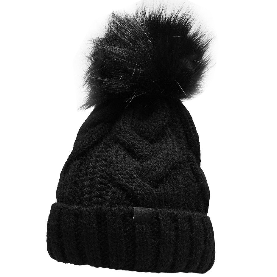 Czapka damska 4f głęboka czerń