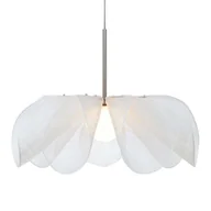 Lampy sufitowe - Wisząca lampa jadalniana STYRKA 108818 Markslojd nad stół biały srebrny - miniaturka - grafika 1