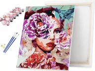 Malowanie po numerach - Malowanie po Numerach Kobieta Kwiat - Abstrakcja / beliart - miniaturka - grafika 1