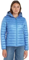Kurtki damskie - Tommy Hilfiger Damska kurtka LW wyściełana globalna w paski, Iconic Blue, XS, Kultowy niebieski - miniaturka - grafika 1