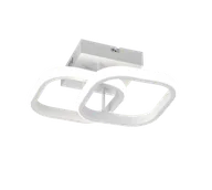 Lampy sufitowe - KASIA R63531931 lampa sufitowa dwa białe kwadraty LED 7W 4000K - miniaturka - grafika 1