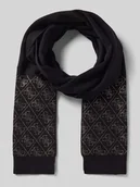 Apaszki i szaliki damskie - Szal z mieszanki wiskozy z obszyciem ozdobnymi kamieniami model ‘NORA’ - miniaturka - grafika 1