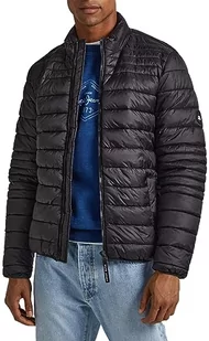 Pepe Jeans Kurtka męska Balle Puffer, czarny (czarny), L - Kurtki męskie - miniaturka - grafika 1