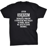 Koszulki męskie - Jestem Księdzem Koszulka Dla Księdza Prezent - miniaturka - grafika 1