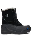 Buty dla chłopców - Karrimor Śniegowce Snowfur Kids 2 K819 Czarny - miniaturka - grafika 1