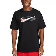 Koszulki męskie - Nike Koszulka męska, Czarny, M - miniaturka - grafika 1
