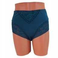 Majtki damskie - Majtki Figi Wyszczuplające Bawełniane Koronkowe Wysoki Stan Modelujące 4Xl - miniaturka - grafika 1