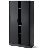 Szafy biurowe - JAN NOWAK model DAMIAN metalowa szafa biurowa na akta z roletą - miniaturka - grafika 1