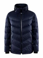 Kurtki męskie - Craft ADV EXPLORE DOWN Jacket męska kurtka puchowa L | Blaze | Regulowany kaptur i wysoki kołnierz | wodoodporna kurtka zimowa dla mężczyzn | wiatroszczelna parka puchowa, męska zimowa - miniaturka - grafika 1