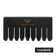 Rollery do masażu - Crystallove Crystallove Grzebień z Czarnego Obsydianu Kamień wielkiej mocy 1 szt - miniaturka - grafika 1