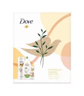 Dove XMASS - Zestaw Restoring (Żel 225 ml + Balsam 250 ml + Hair Care 75 ml) - Zestawy kosmetyków damskich - miniaturka - grafika 1
