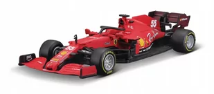 BOLID F1 Ferrari SF21 Sainz 1:43 BBURAGO 18-36829 - Samochody i pojazdy dla dzieci - miniaturka - grafika 1