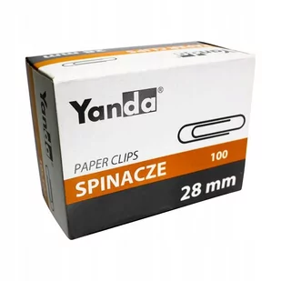 Yanda Spinacz R28 metal (100) KA9021 - Spinacze i klipsy do papieru - miniaturka - grafika 1