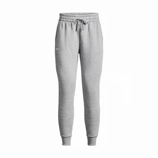 Damskie spodnie dresowe Under Armour Rival Fleece Jogger Rozmiar: M / Kolor: jasnoszary - Spodnie sportowe damskie - miniaturka - grafika 1