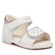 Sandały damskie - Sandały Geox - B Verred A B3521A 08509 C1253 S White/Old Rose - miniaturka - grafika 1
