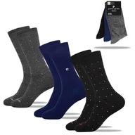 Skarpetki męskie - Pierre Cardin Skarpety Garniturowe Męskie 3 pary 43/46 - miniaturka - grafika 1