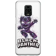 Etui i futerały do telefonów - Etui dedykowane do XIAOMI REDMI NOTE 9 PRO/ 9S wzór:  Czarna Pantera 017 oryginalne i oficjalnie licencjonowane - miniaturka - grafika 1