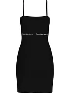 Sukienki - Calvin Klein Sukienka w kolorze czarnym - miniaturka - grafika 1