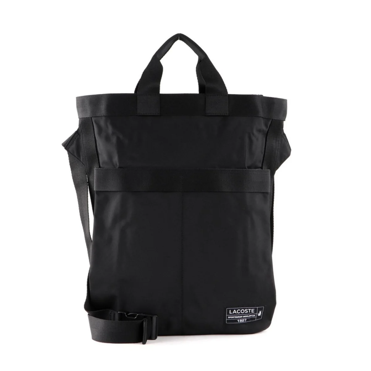 Torebka męska LACOSTE shopper czarna pojemna