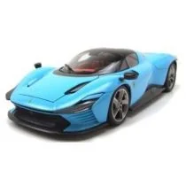 Ferrari Daytona SP3 Blue 1:18 BBURAGO - Samochody i pojazdy dla dzieci - miniaturka - grafika 1