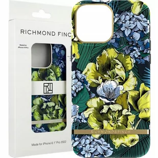 Richmond&Finch Etui Saffron Flower do iPhone 14 Pro zielone - Etui i futerały do telefonów - miniaturka - grafika 1