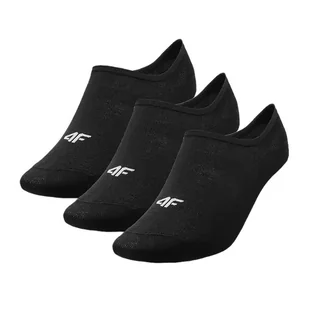 Damskie Skarpetki stopki 4F 2024 F274 Black Czarne 39/42 - Skarpetki damskie - miniaturka - grafika 1