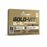 Witaminy i minerały dla sportowców - Olimp Gold Omega 3 D3+K2 Sport Edition 60kaps - miniaturka - grafika 1