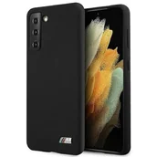 Etui i futerały do telefonów - BMW Etui BMHCS21MMSILBK S21+ G996 czarny/black Silicone M Collection - miniaturka - grafika 1