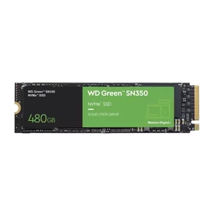 Western Digital Dysk SSD Green 480GB M.2 2280 SN350 NVMe PCIe WDS480G2G0C - Dyski SSD - miniaturka - grafika 2