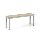 Wyposażenie sportowe i gimnastyczne - Ławka do szatni, siedzisko - laminat, długość 1000 mm, brzoza - miniaturka - grafika 1