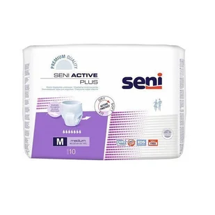Seni Active Plus Medium Elastyczne majtki chłonne 10 sztuk - Bielizna lecznicza - miniaturka - grafika 2