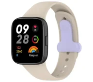 Akcesoria do zegarków - Beline do Redmi Watch 3 Beżowy - miniaturka - grafika 1