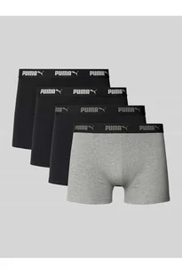 Bokserki z elastycznym paskiem z logo w zestawie 4 szt. - Puma - Majtki damskie - miniaturka - grafika 1