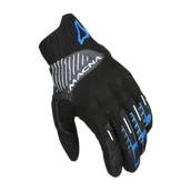 Rękawice motocyklowe - Rękawice Motocyklowe Macna Octar 2.0 Czarny/Niebieski/Złamany BiałyL - miniaturka - grafika 1