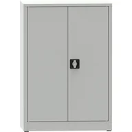 Pozostałe wyposażenie warsztatu - PARTNER B2B Warsztatowa szafa półkowa na narzędzia KOVONA JUMBO, 2 półki, spawana, 800 x 600 x 1150 mm, szara 178635 - miniaturka - grafika 1
