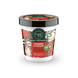Organic Shop (kosmetyki) MUS DO CIAŁA TRUSKAWKA I CZEKOLADA 450 ml - BP_4268 - Balsamy i kremy do ciała - miniaturka - grafika 1