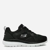 Sneakersy damskie - Buty sportowe damskie Skechers 12607-BKW 39 (9US) 26 cm Czarne (193642627244) - miniaturka - grafika 1