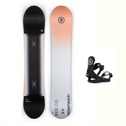 Deski snowboardowe - Zestaw Snowboard Ride Compact 146 cm + wiązania CL-2 - miniaturka - grafika 1