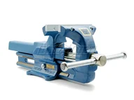 Imadła i ściski - Imadło Brockhaus Heuer 120 mm | ślusarskie z wymiennymi szczękami - 101120 - miniaturka - grafika 1