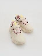 Buty dla dziewczynek - Reserved - Buty sportowe - kremowy - miniaturka - grafika 1