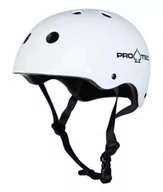 Kaski rowerowe - Pro-Tec Classic kask skate Gloss White - miniaturka - grafika 1