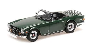 Triumph Tr6 - 1969- Dark Green (Lhd) 1:18 Minichamps - Samochody i pojazdy dla dzieci - miniaturka - grafika 1