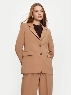 U.S. Polo Assn. Marynarka WUP0774 Beżowy Slim Fit - Marynarki i żakiety damskie - miniaturka - grafika 1