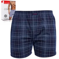 Majtki męskie - Cornette Bokserki luźne COMFORT 002/307 M granatowy - miniaturka - grafika 1