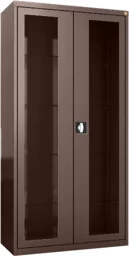 MD/2s.8017 szafa lekarska 2-skrzydłowa 1-komorowa brązowa - Meble i wyposażenie gabinetów medycznych - miniaturka - grafika 1