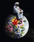 Malowanie po numerach - Malowanie po numerach Astronauta na Księżycu - miniaturka - grafika 1