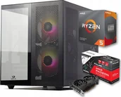 Zestawy komputerowe - Komputer BSG Striker Ryzen 5 32GB DDR4 1TB NVMe Radeon RX 6600 Windows 11 Pro - miniaturka - grafika 1