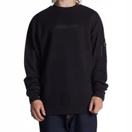 Bluzy męskie - Bluza DC bez kaptura ARENA czarna z kieszenią XXL - miniaturka - grafika 1