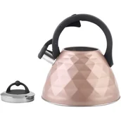 Czajniki na gaz - Berretti - Czajnik Tradycyjny Rosa - 3 L - Złoty - Indukcja - Gaz - Br-7634 - miniaturka - grafika 1